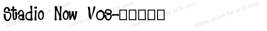 Stadio Now V03字体转换